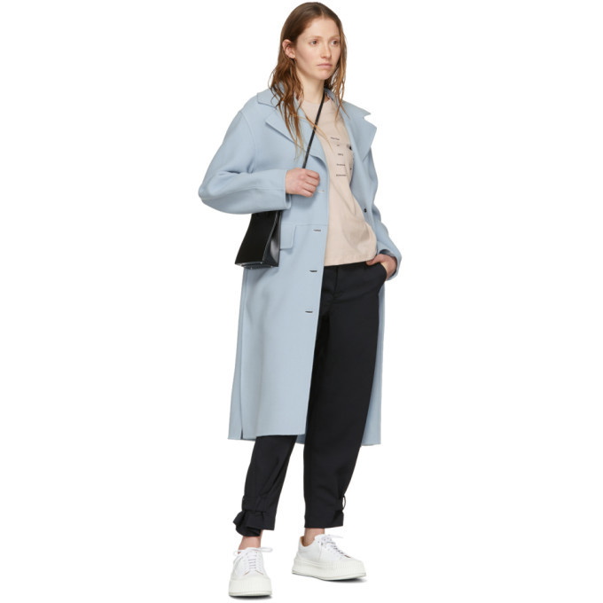 Proenza Schouler White Label Technical Suiting Oversized Wrap Coat