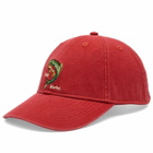 Foret Men's Catch Washed Cap in Red 