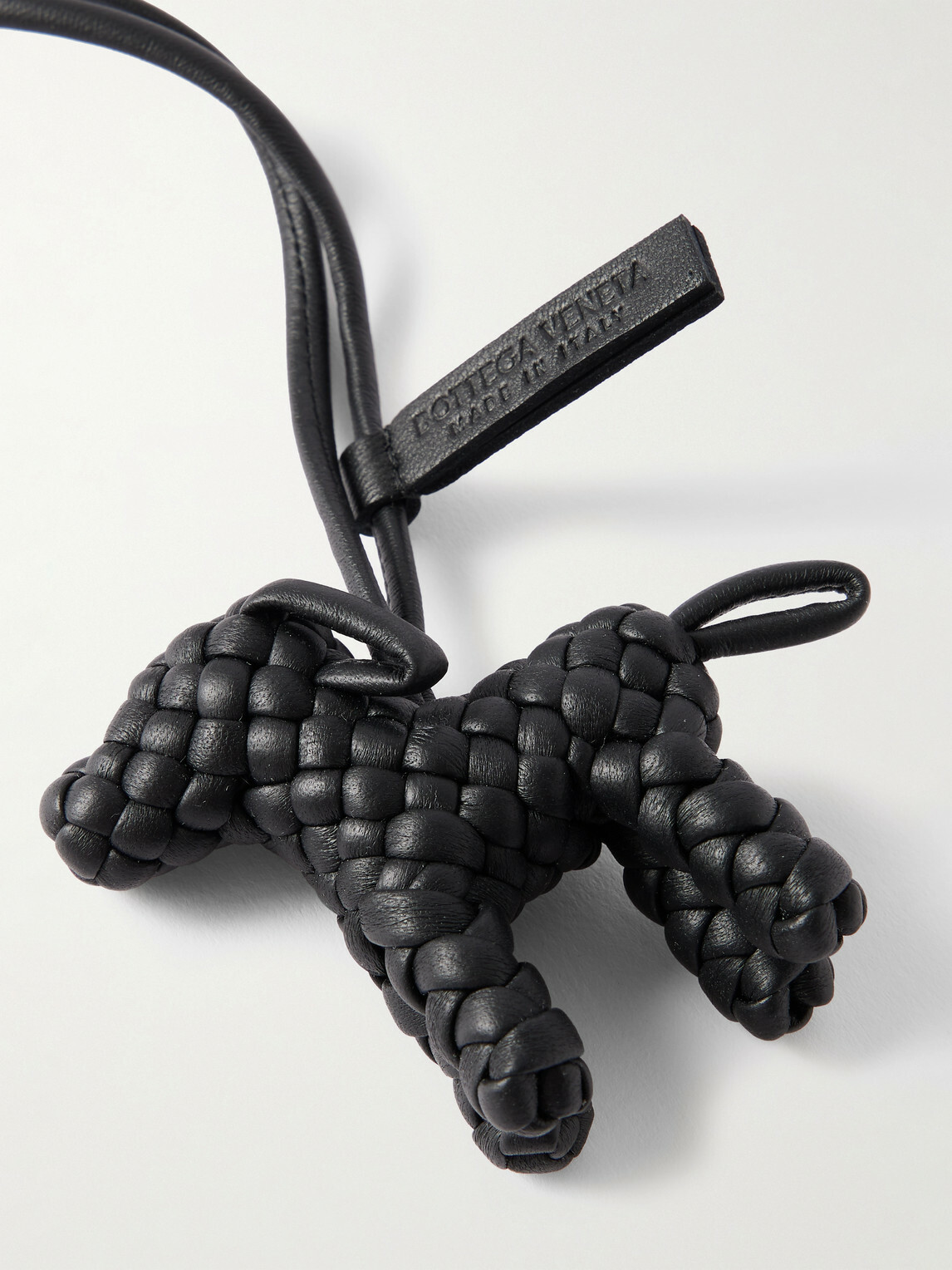 Bottega Veneta - Intrecciato Leather Bag Charm Bottega Veneta