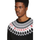 Givenchy Black Merino Wool Sweater