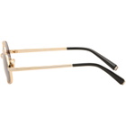 Gallery Dept. Gold 'October 12, 2001' Sunglasses