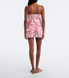 Pucci Marmo silk twill shorts