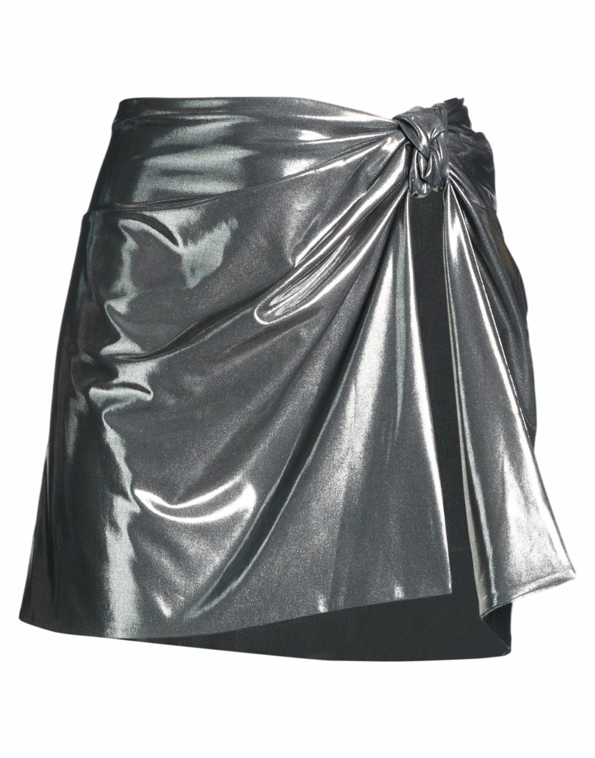 Misbhv Womens Mini skirt in Silver