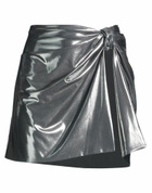 Misbhv Womens Mini skirt in Silver