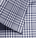 TOM FORD - Navy Slim-Fit Prince of Wales Checked Cotton-Poplin Shirt - Blue