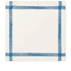 JW Anderson Women's 60 X 60 Scarf With Logo in Blue 