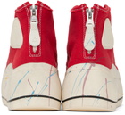 R13 Red Kurt High Top Sneakers