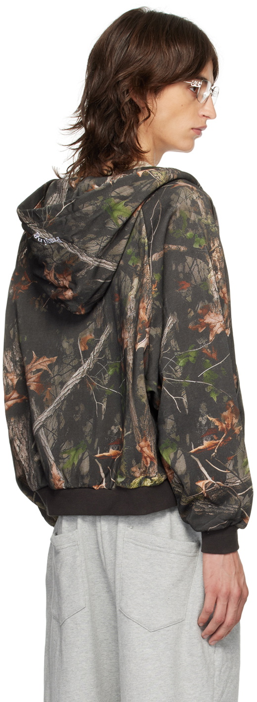 Praying Khaki Horseman Zip Hoodie Praying