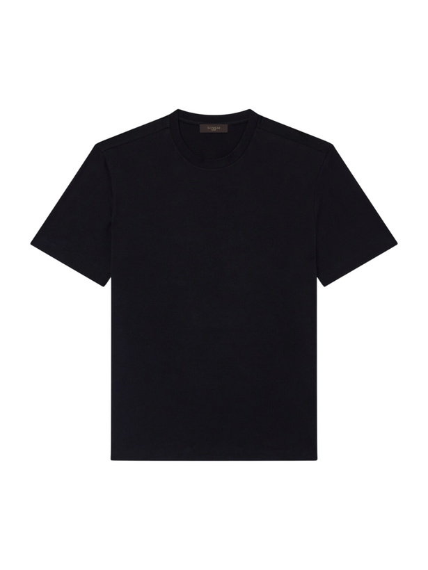 Photo: Slowear - Cotton and Silk-Blend Jersey T-Shirt - Black