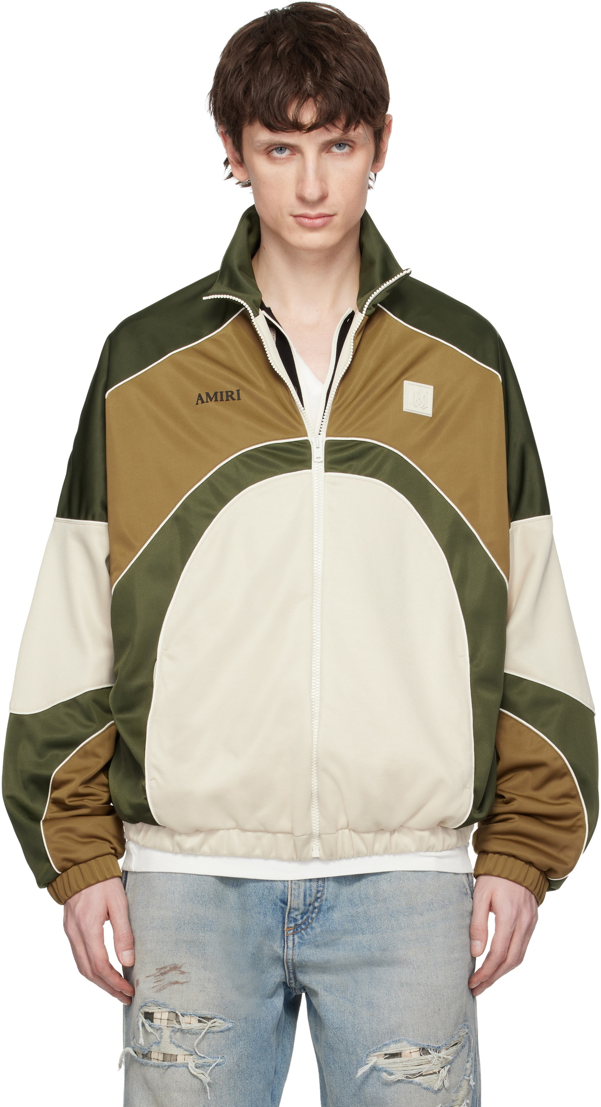 Amiri Reversible Red and Black Track Jacket Amiri