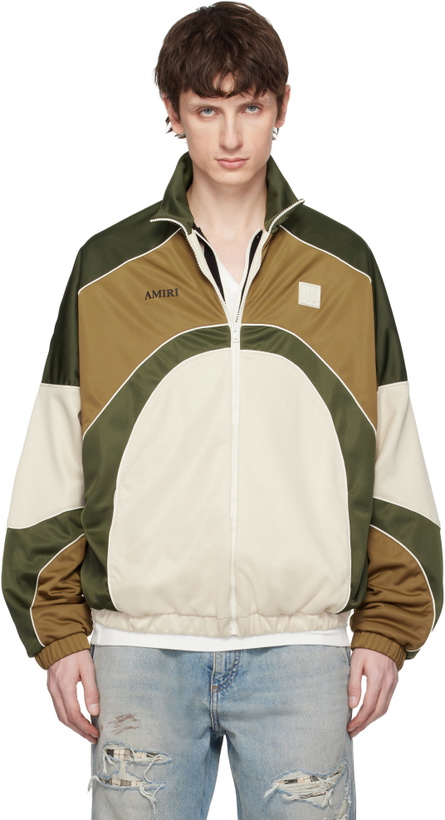 Photo: AMIRI Multicolor Oversized Panel Track Jacket
