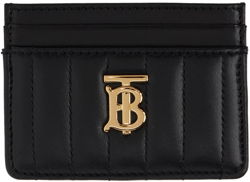 Quilted Leather Small Lola Folding Wallet in Black/light Gold - Women |  Burberry® Official