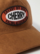 Cherry Los Angeles - Logo-Appliquéd Cotton-Velvet Trucker Cap