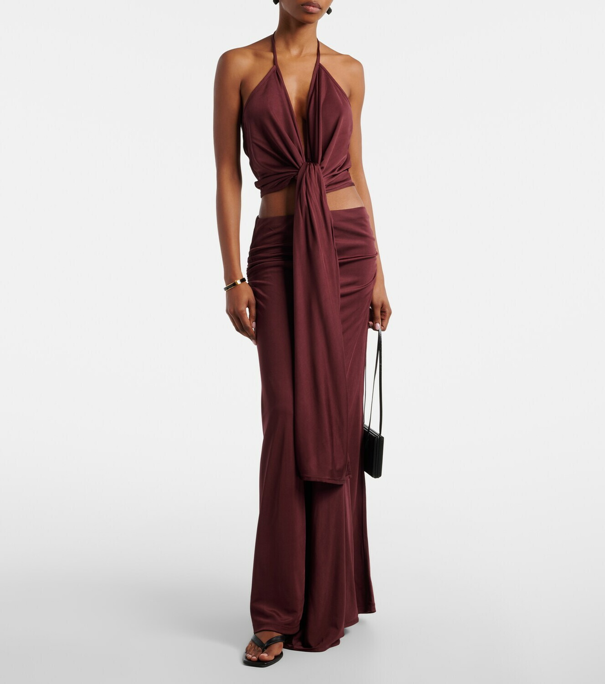 Aya Muse Kaima jersey maxi skirt