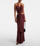 Aya Muse Kaima jersey maxi skirt