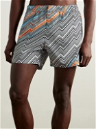Missoni - Slim-Fit Mid-Length Printed Swim Shorts - Black