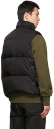 Givenchy Black 4G Buckle Puffer Vest