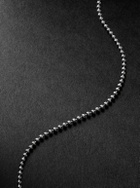 Alex Moss New York - 18-inch 14-Karat White Gold Ball Chain Necklace