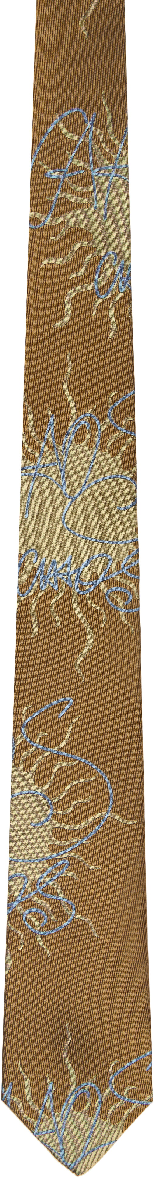 Vivienne Westwood Gold 7cm 'Chaos' Tie