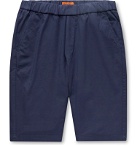 Barena - Slim-Fit Cotton-Blend Shorts - Blue