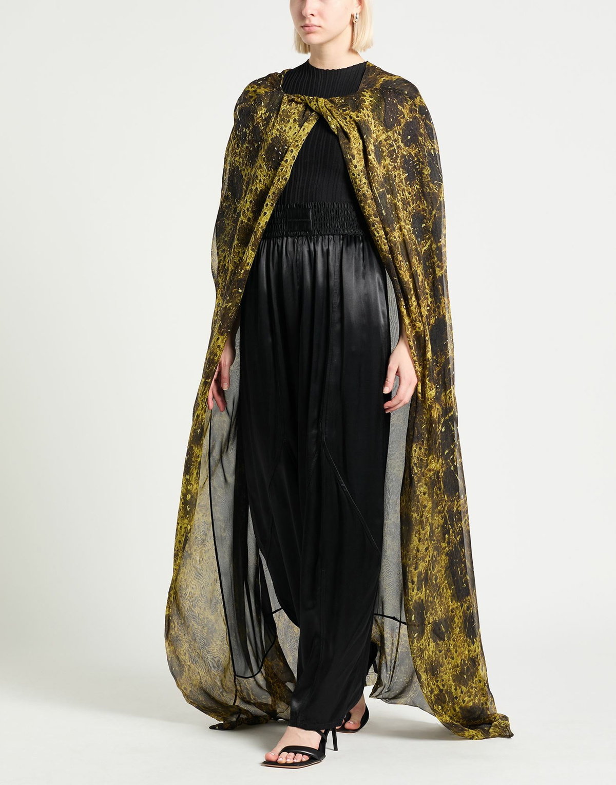 Rick Owens Womens Cape Lime in Green