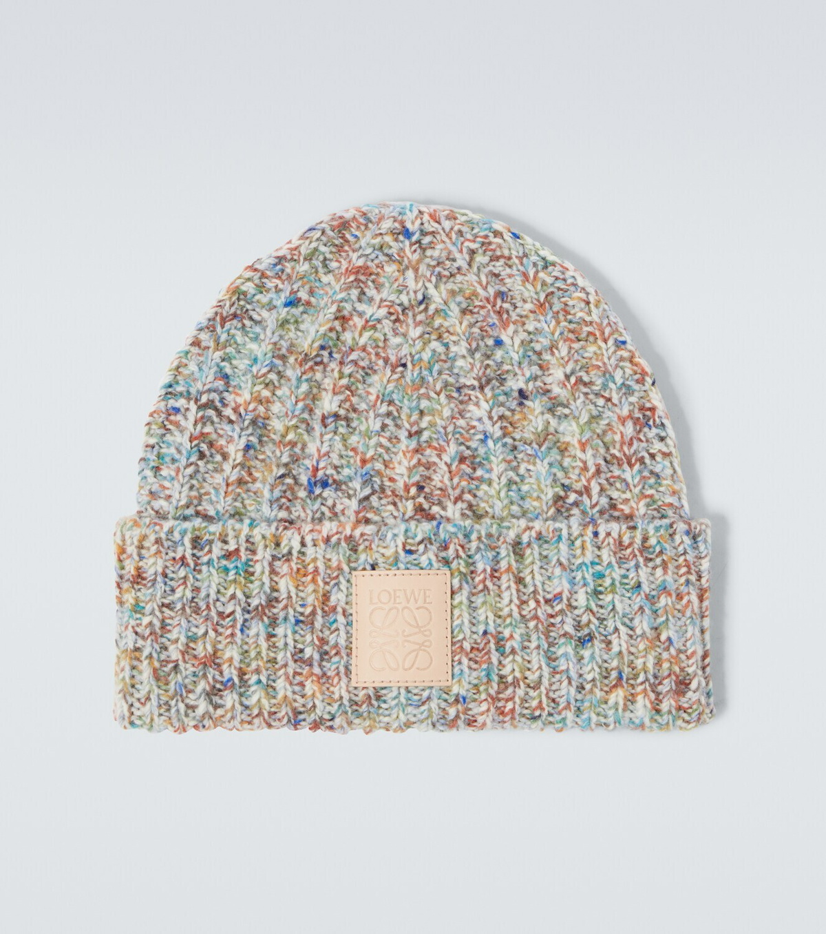 Loewe Anagram wool and cashmere-blend beanie