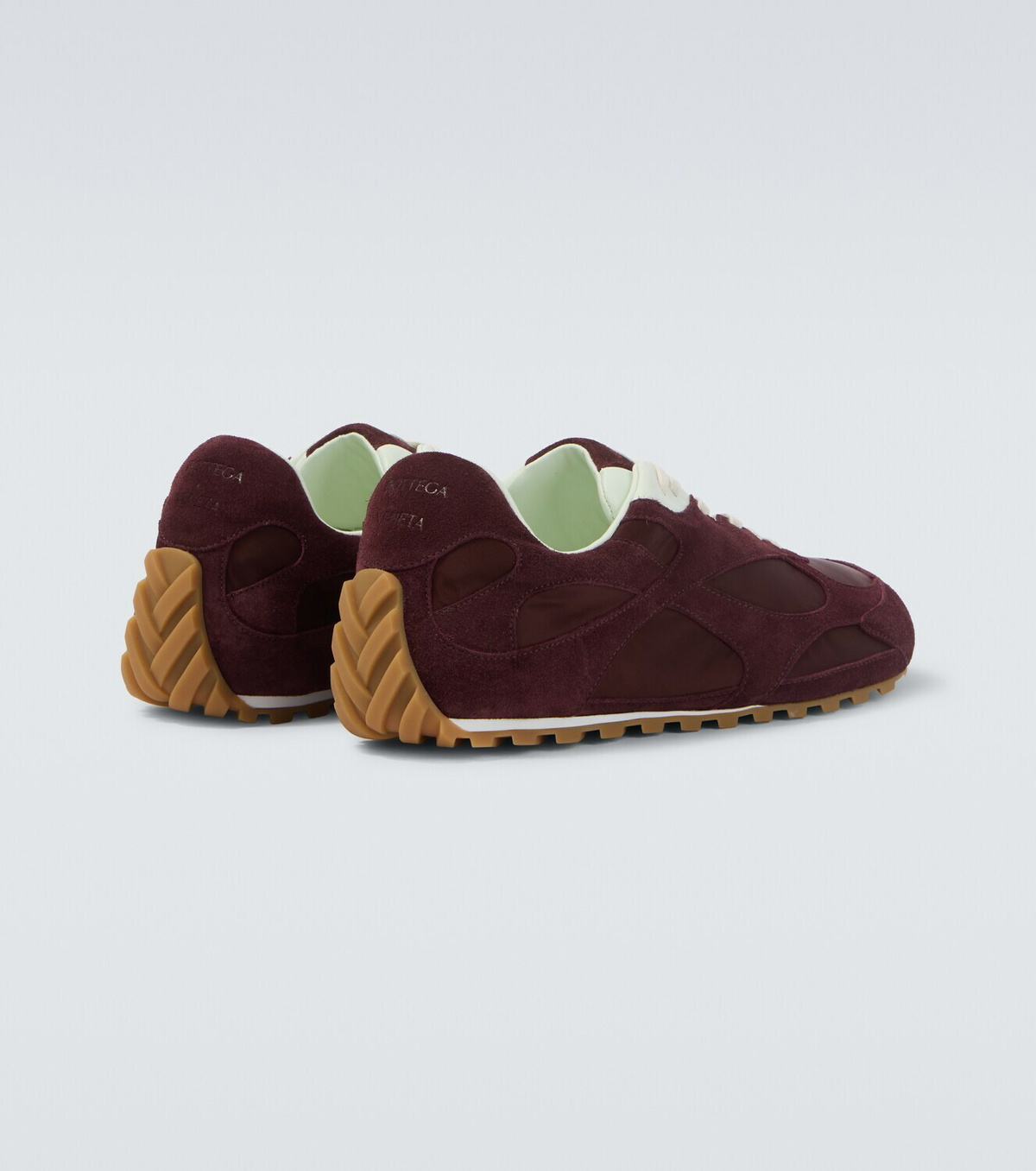 Bottega Veneta Orbit Flash suede-trimmed sneakers