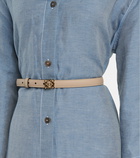 Loewe - Anagram leather belt