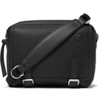 Loewe - Military XS Full-Grain Leather Messenger Bag - Men - Black