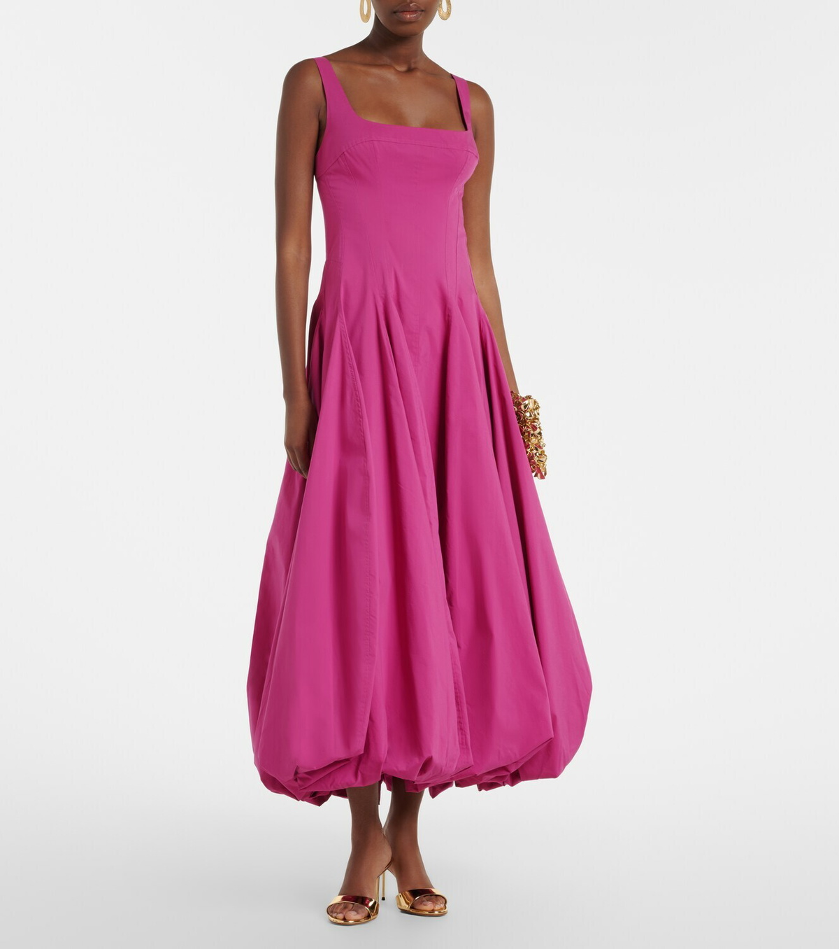 Simkhai Cotton-blend midi dress