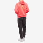 Air Jordan x PSG Pullover Fleece Hoody in Light Fusion Red/Tour Yellow
