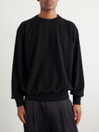 Auralee - Cotton-Jersey Sweatshirt - Black