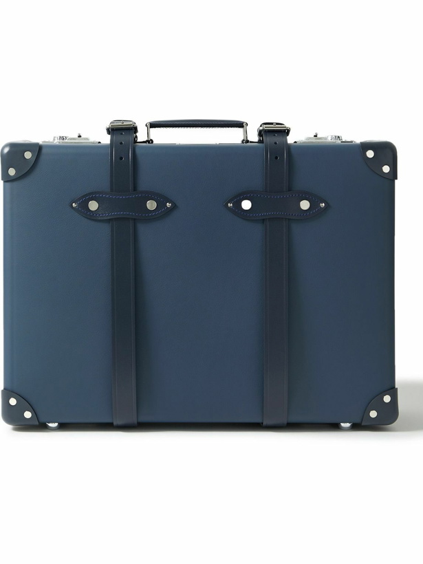 Photo: Globe-Trotter - 125th Anniversary Leather-Trimmed Carry-On Suitcase