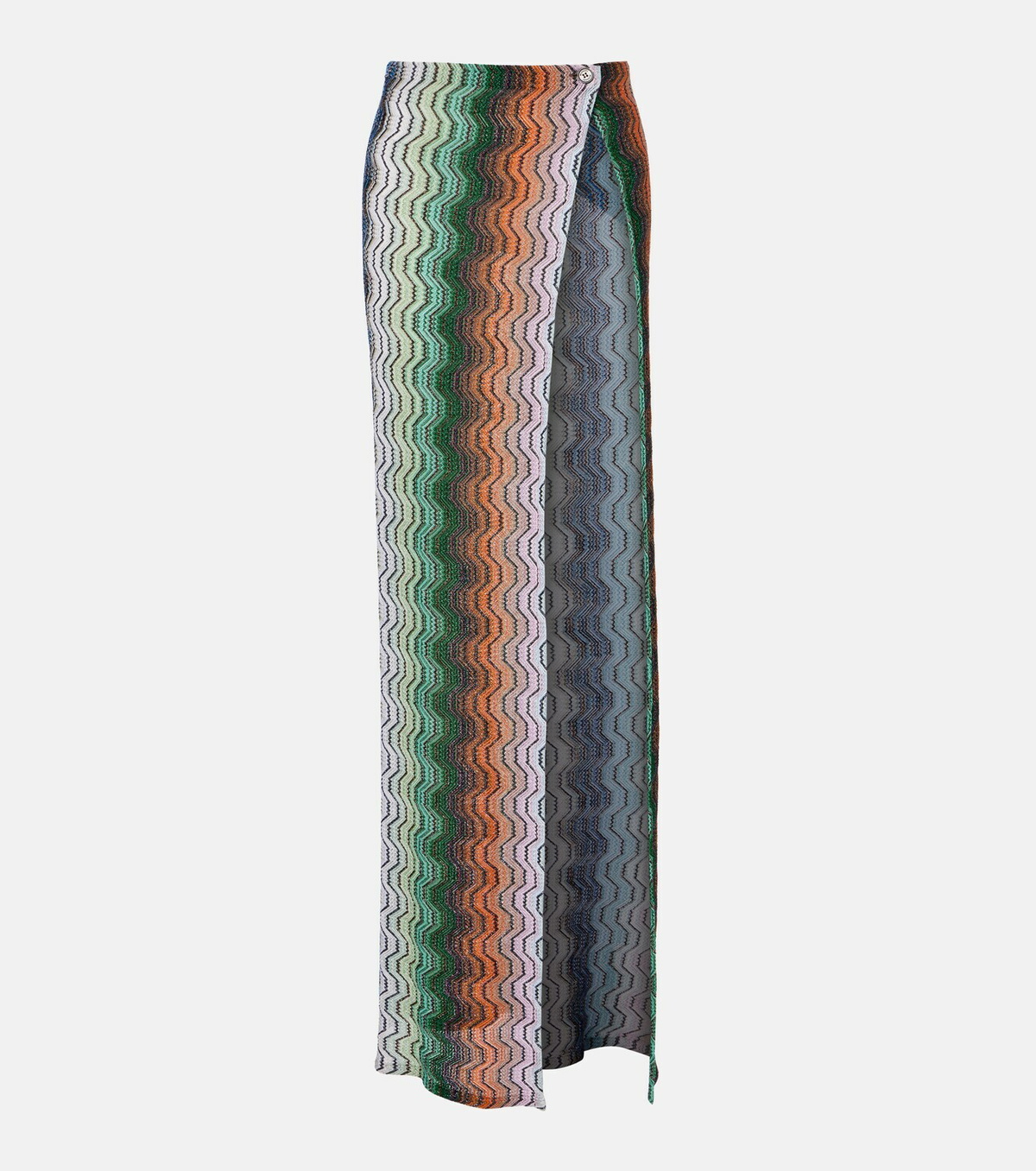 Missoni Wave lamé beach cover-up
