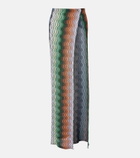 Missoni Wave lamé beach cover-up