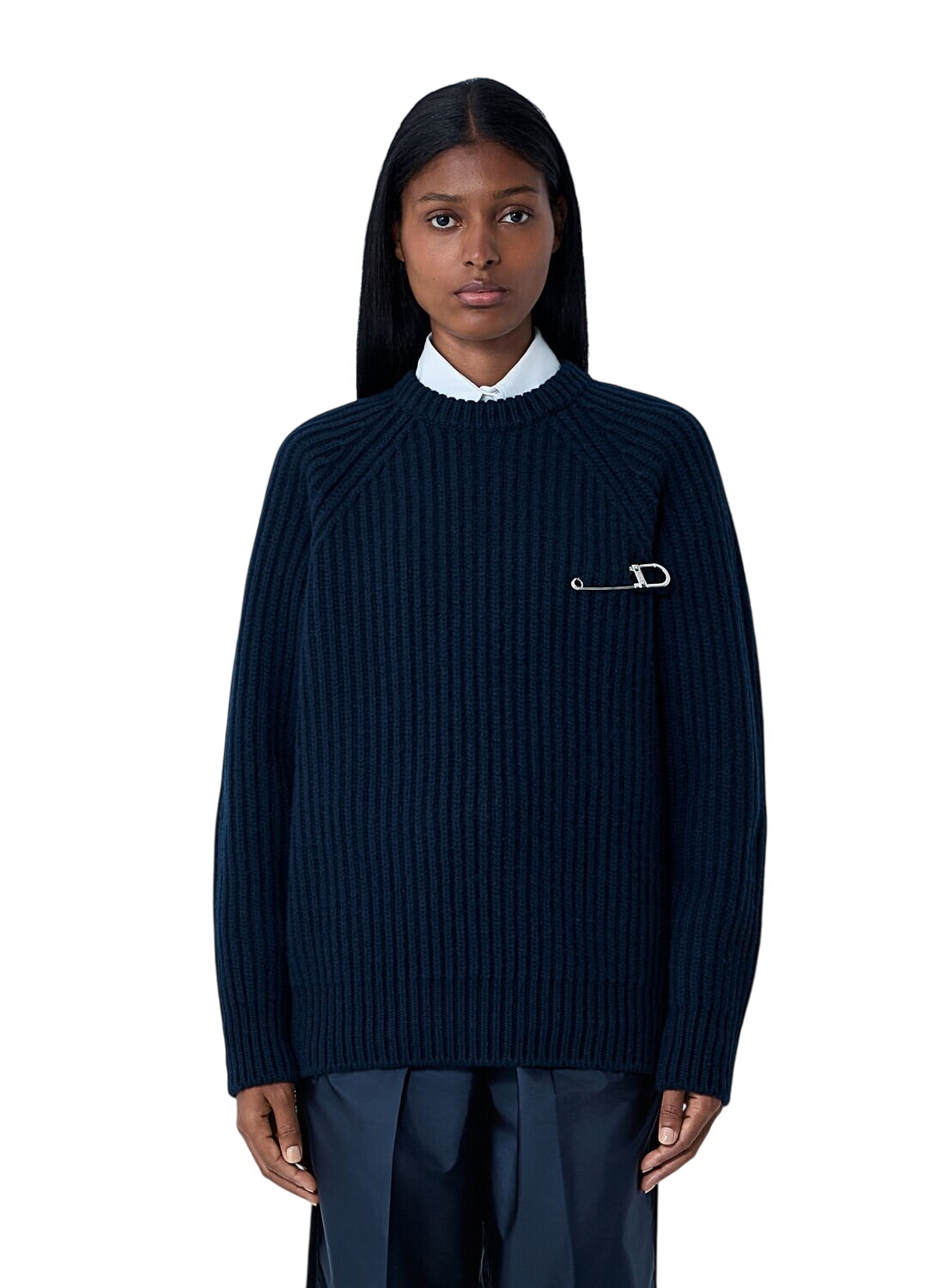 Prada Black High Neck Knit Sweater Prada