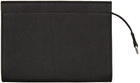 Maison Margiela Black Calfskin Pouch Wallet