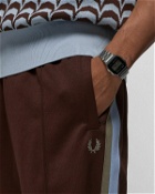 Fred Perry Tape Detail Track Pant Brown - Mens - Track Pants