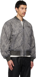 Diesel Gray J-Type-Treat Bomber Jacket