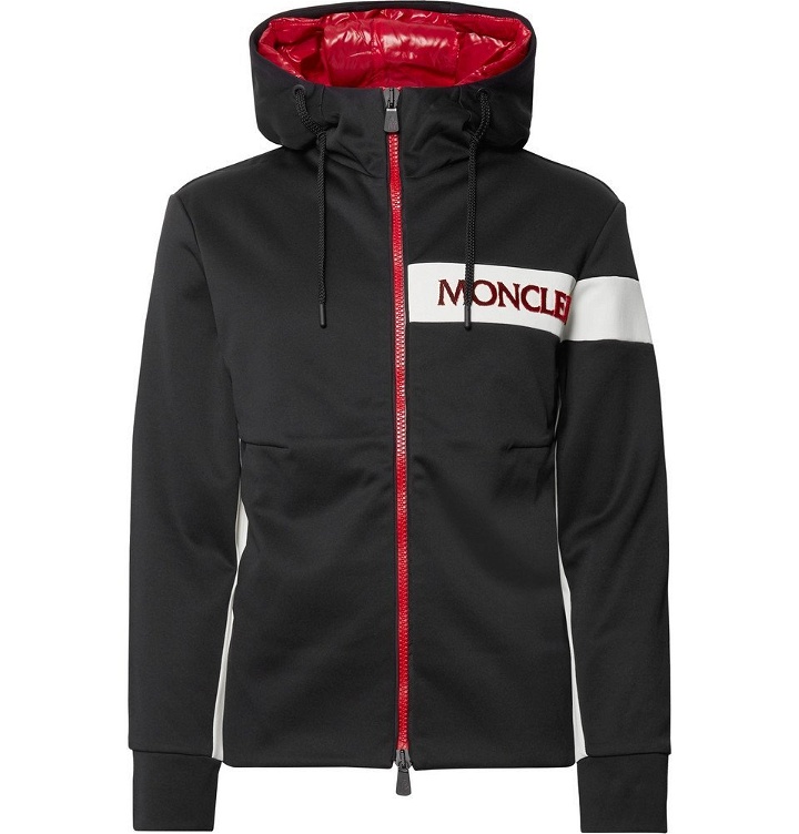 Photo: Moncler Grenoble - Logo-Appliquéd Tech-Jersey Hooded Jacket - Men - Black