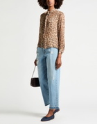 Maje Womens Shirt Sand