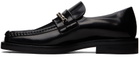 Martine Rose Black Square Toe Loafers
