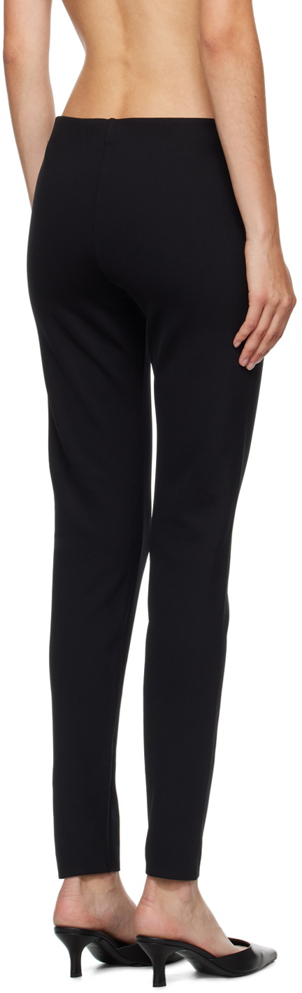 The Row Black Woolworth Leggings