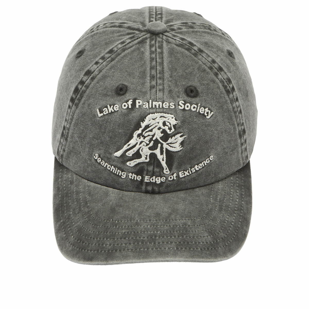 Palmes Men's Lake 6-Panel Cap in Charcoal 