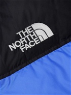 The North Face - 1996 Retro Nuptse Quilted Ripstop and Shell Hooded Down Jacket - Blue
