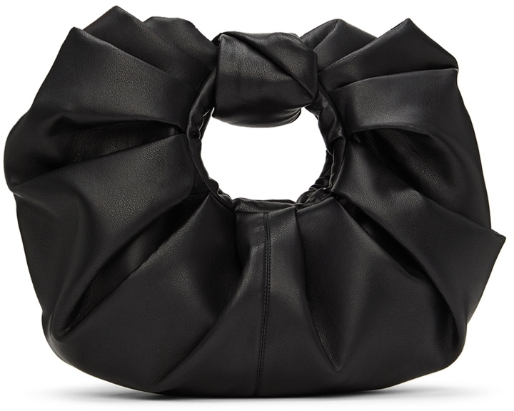 Photo: GIA STUDIOS Black Croissant Top Handle Bag