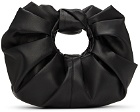 GIA STUDIOS Black Croissant Top Handle Bag