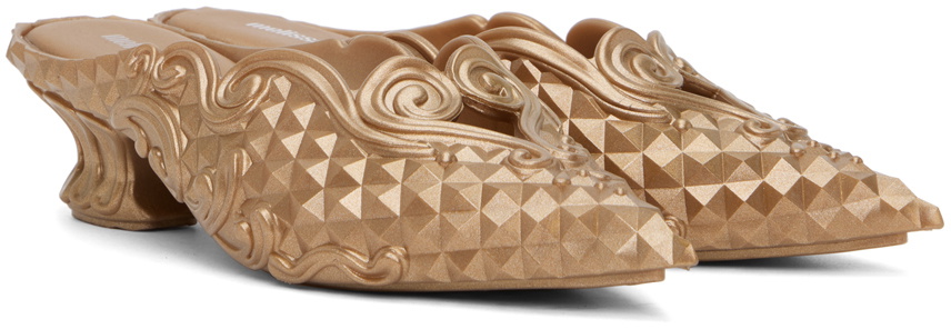 Y/Project Gold Melissa Edition Melissa Point Mules Y/Project