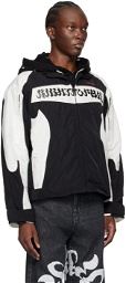 KUSIKOHC Black & Off-White Rider Jacket