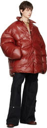 EGONlab Red Puffer Jacket